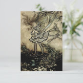 “Wendy Darling” in Kensinton van Arthur Rackham Bedankkaart (Staand voorkant)