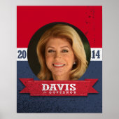 WENDY DAVIS CAMPAIGN POSTER (Voorkant)