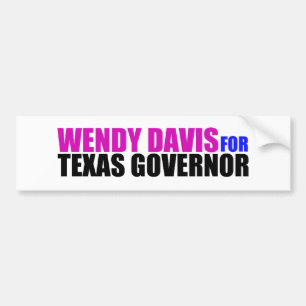 Wendy Davis voor gouverneur van Texas Bumpersticker