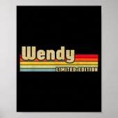 Wendy Gift Name D Birthday Funny Christ  Poster (Voorkant)