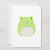 Wendy The Frog Squishmallow Birthday Party Kaart (Achterkant)