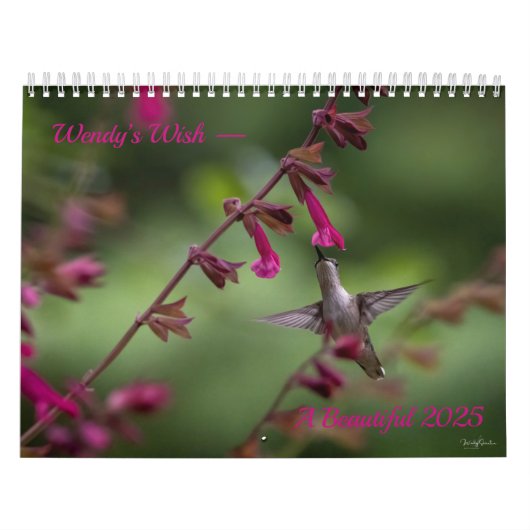 Wendy’ Wish 2025 18 maanden, Medium Kalender (Hoes)