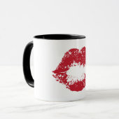 Wendy's Lips Coffee Mok (Voorkant links)