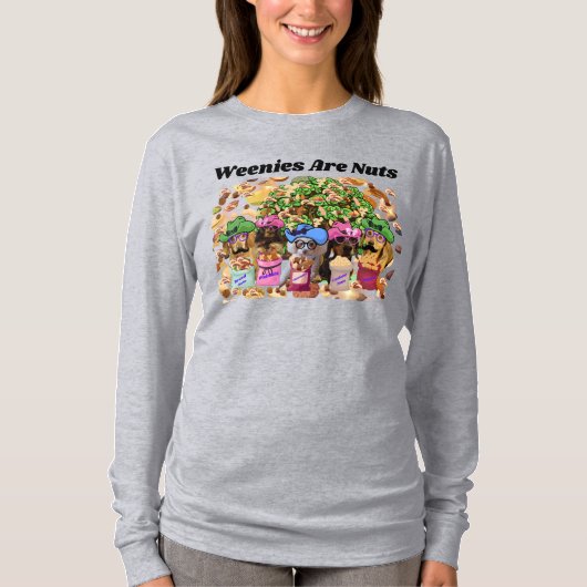 Wendy's zijn nuts dames T-shirt (Voorkant)