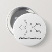 #WeNeedChemoDrugs Ronde Button 7,6 Cm (Voorkant /achterkant)