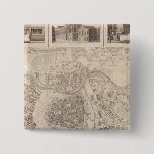 Wenen 2 vierkante button 5,1 cm