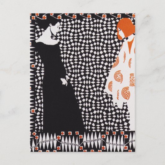 Wenen - afscheiding - Kolo Moser Vorfruhling Briefkaart (Voorkant)