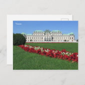 Wenen Belvedere, Oostenrijk Briefkaart (Voorkant / Achterkant)