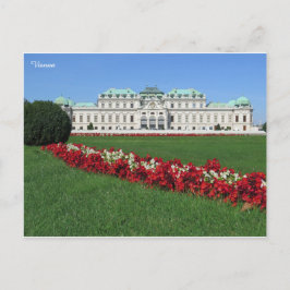 Wenen Belvedere, Oostenrijk Briefkaart