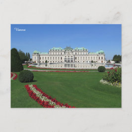 Wenen Belvedere, Oostenrijk Briefkaart