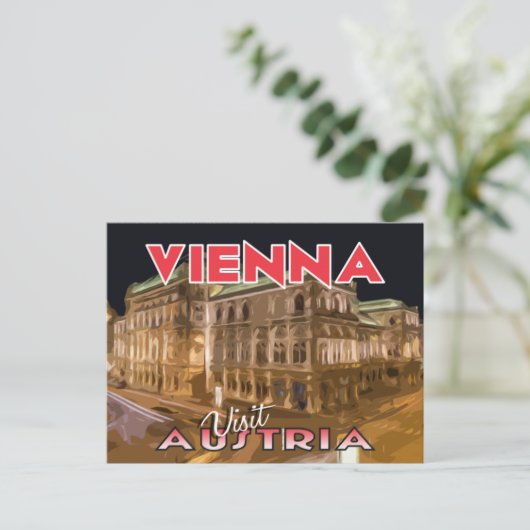 Wenen, bezoek Oostenrijk Briefkaart (Staand voorkant)