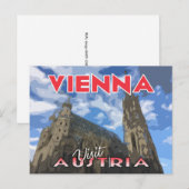 Wenen, bezoek Oostenrijk Briefkaart (Voorkant / Achterkant)