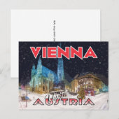 Wenen, bezoek Oostenrijk Briefkaart (Voorkant / Achterkant)