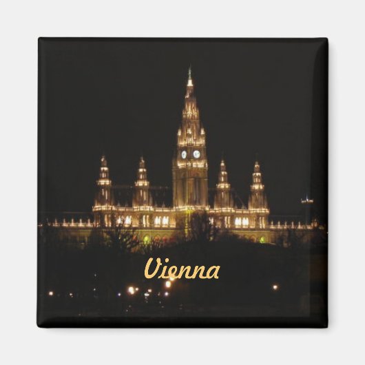 Wenen bij nacht magneet (Voorkant)