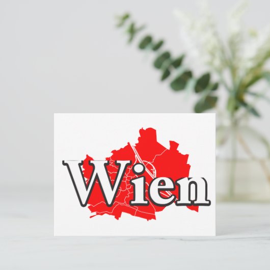 Wenen Briefkaart (Staand voorkant)