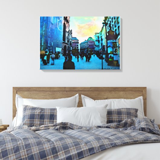 Wenen Canvas Afdruk (Insitu (Slaapkamer))