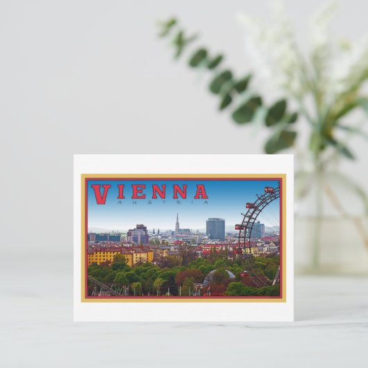 Wenen - Cityscape Briefkaart (Staand voorkant)