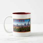 Wenen - Cityscape Tweekleurige Koffiemok (Links)