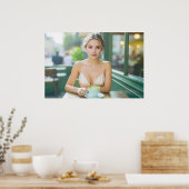 Wenen - COFFEE HOUSE - MATCHA LATTE Poster (Keuken)