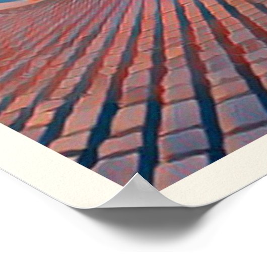 Wenen, de levendige hoofdstad van Oostenrijk Poster (Hoek)