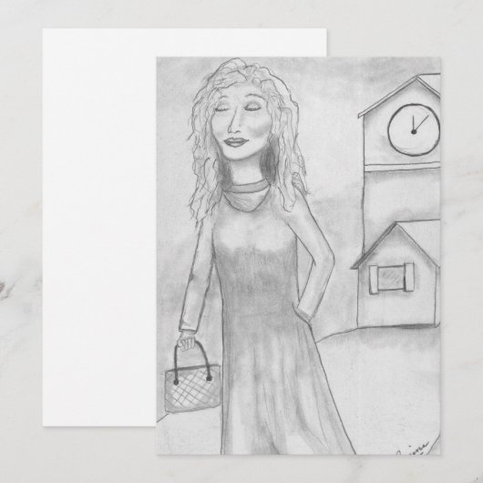 Wenen Feestdagenkaart (Voorkant / Achterkant)