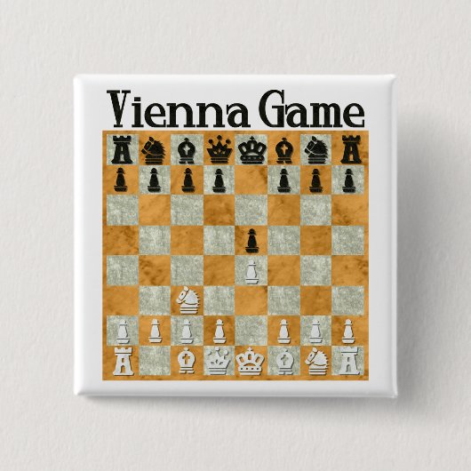 Wenen Game Vierkante Button 5,1 Cm (Voorkant)