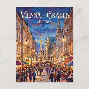 Wenen - Graben Oostenrijk Briefkaart