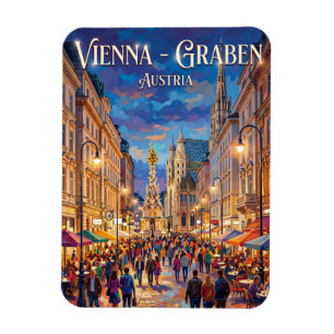 Wenen - Graben Oostenrijk Magneet