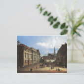 Wenen, het Lobkowitzplatz van Bernardo Bellotto Briefkaart (Staand voorkant)