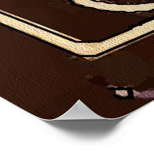 Wenen Kafelteken Poster (Hoek)