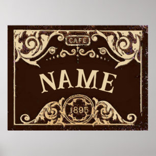 Wenen Kafelteken  Poster