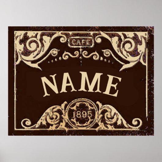 Wenen Kafelteken Poster (Voorkant)