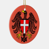 Wenen kerstversiering keramisch ornament (Rechts)