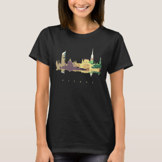 Wenen kleurrijk silhouet t-shirt