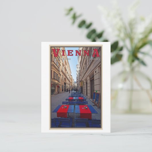 Wenen - Naglergasse Briefkaart (Staand voorkant)