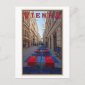 Wenen - Naglergasse Briefkaart (Voorkant)