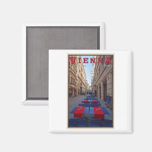 Wenen - Naglergasse Magneet (Voorkant / Achterkant)