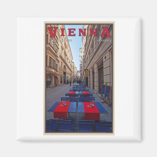 Wenen - Naglergasse Magneet (Voorkant)