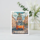 Wenen Oostenrijk Beroemde Vintage Reisplaats Briefkaart (Staand voorkant)