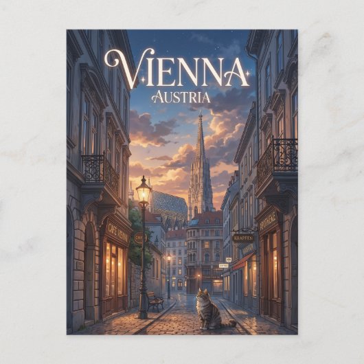 Wenen Oostenrijk Briefkaart (Voorkant)