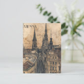 Wenen Oostenrijk Briefkaart (Staand voorkant)