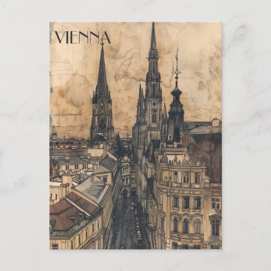 Wenen Oostenrijk Briefkaart (Voorkant)