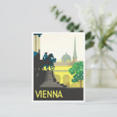 Wenen Oostenrijk Briefkaart van het vintage-tarief (Staand voorkant)