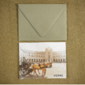 Wenen Oostenrijk City Panorama Uitzicht Briefkaart