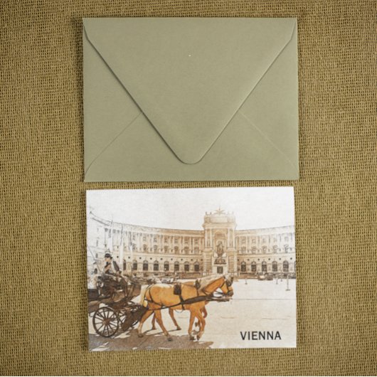 Wenen Oostenrijk City Panorama Uitzicht Briefkaart