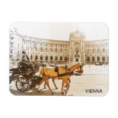 Wenen Oostenrijk City Panorama Uitzicht Magneet (Horizontaal)