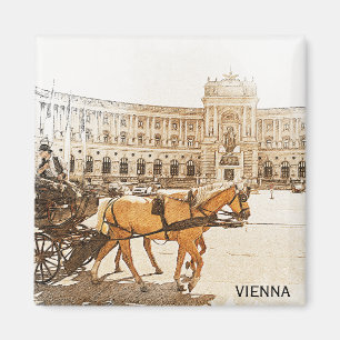 Wenen Oostenrijk City Panorama Uitzicht Magneet