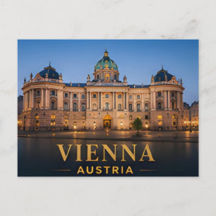 Wenen Oostenrijk Elegante Stad Reisbestemming Briefkaart