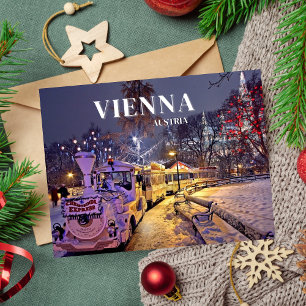 Wenen Oostenrijk Europa Reizen Kerstmis Feestdagenkaart