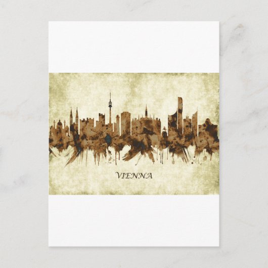 Wenen Oostenrijk Feestdagenkaart (Voorkant)
